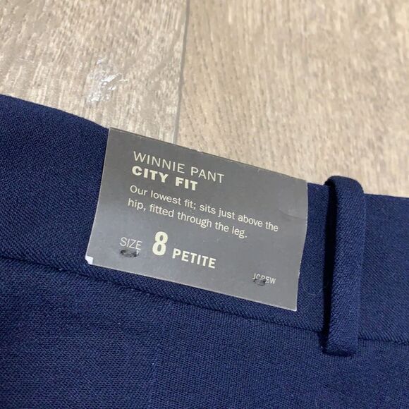 Womens Nwt J. Crew City Fit Winnie Casual Crop Pants - Picture 8 of 9